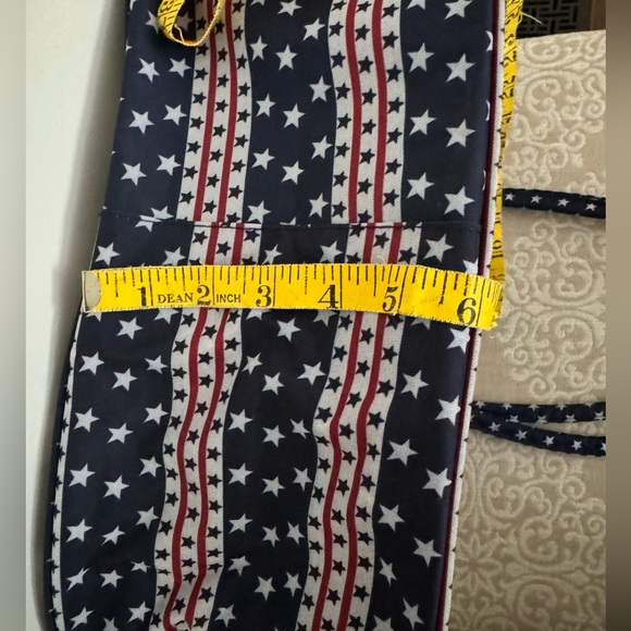 Brand New Americana Oversized Full Zipper Bag - Picture 5 of 10